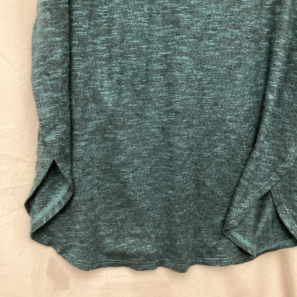 Love, Fire Women's Green Short Sleeve Knit Tunic w/Side Slits - SZ M - Picture 6 of 11